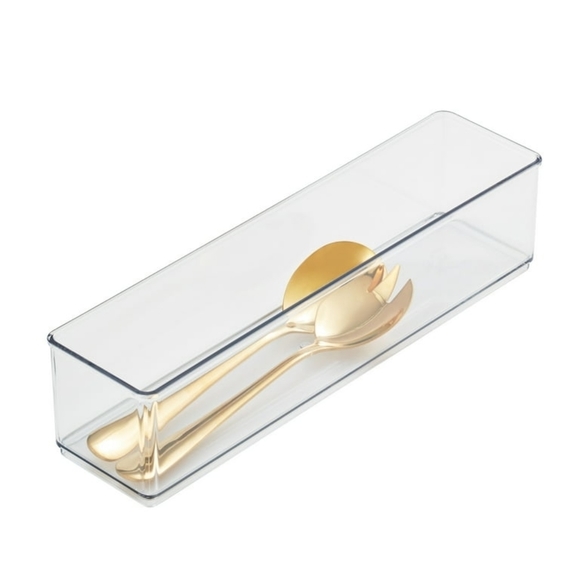 New - The Home Edit 6 Piece Kitchen Drawer Edit, Clear Plastic Storage S… - Picture 5 of 7